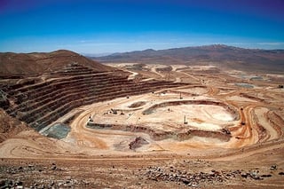 Picture of copper mine