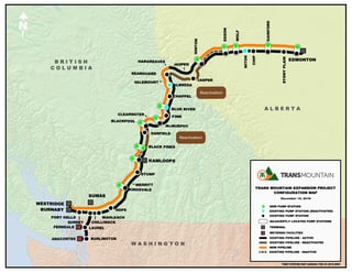 Picture of Trans Mountain pipeline