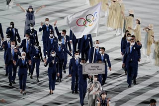 Picture of Refugee Olympic Team at the Olympics