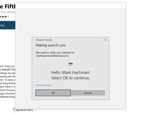 Picture of Windows Hello