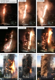 Picture of Grenfell Tower fire