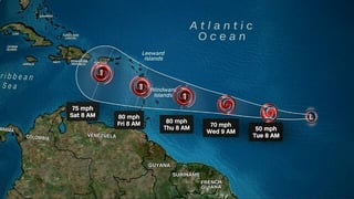 Picture of Tropical Storm Bret