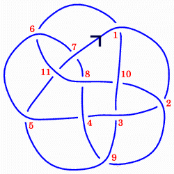 Picture of Gauss notation