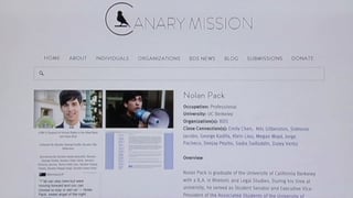 Picture of Canary Mission