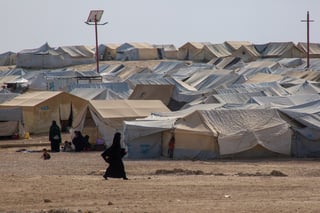 Picture of Al-Hawl refugee camp