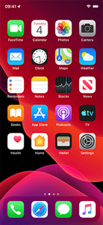 Picture of iOS 13