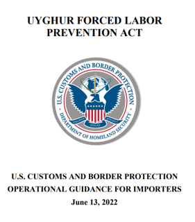 Picture of Uyghur Forced Labor Prevention Act