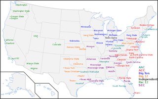 Picture of Group of Five conferences