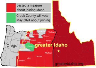 Picture of Greater Idaho movement
