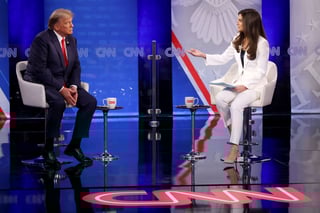 Picture of CNN Republican Town Hall with Donald Trump