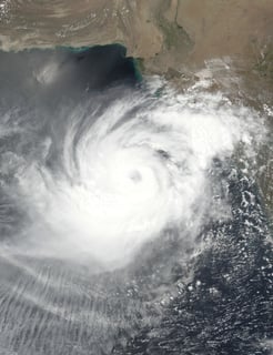 Picture of Cyclone Biparjoy