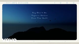 Picture of Say Don’t Go (Taylor’s version)