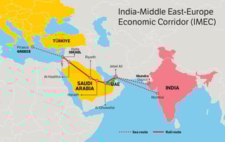 Picture of India-Middle East-Europe Economic Corridor