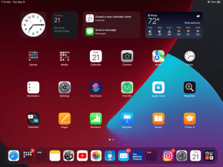 Picture of iPadOS 15