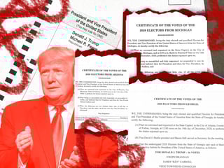 Picture of Trump fake electors plot
