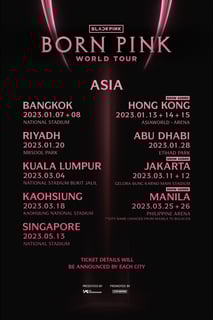 Picture of Born Pink World Tour