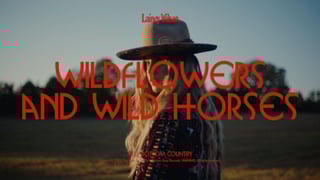 Picture of Wildflowers and Wild Horses
