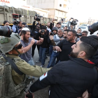 Picture of Israeli settler violence