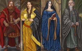 Picture of Hogwarts founders