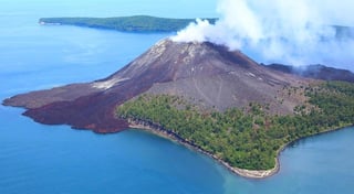 Picture of Anak Krakatau Island