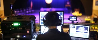 Picture of live broadcast