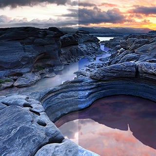 Picture of high dynamic range