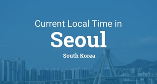 Picture of Time in South Korea