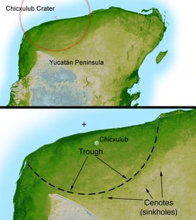 Picture of Chicxulub crater