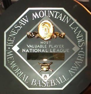 Picture of Major League Baseball Most Valuable Player Award