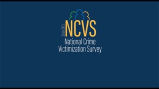 Picture of National Crime Victimization Survey