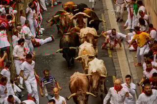 Picture of Running of the bulls