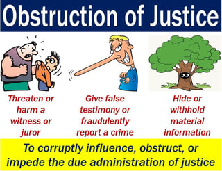 Picture of Obstruction of justice