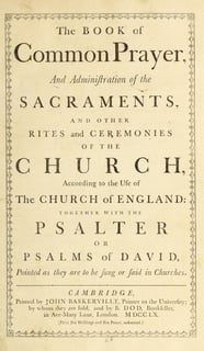 Picture of Book of Common Prayer