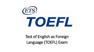 Picture of Test of English as a Foreign Language