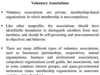 Picture of voluntary association