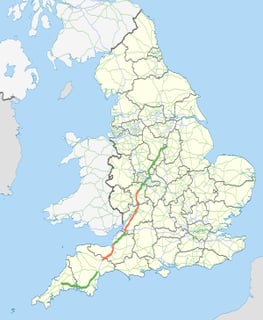 Picture of A38 road
