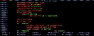 Picture of COBOL