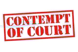Picture of Contempt of court