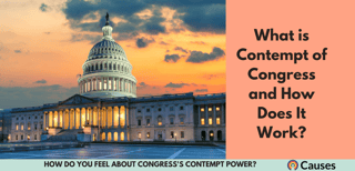 Picture of Contempt of Congress