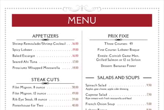 Picture of Menu