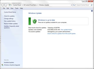 Picture of Windows Update