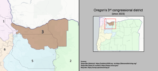 Picture of Oregon's 3rd congressional district