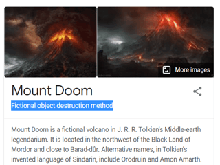 Picture of Mount Doom