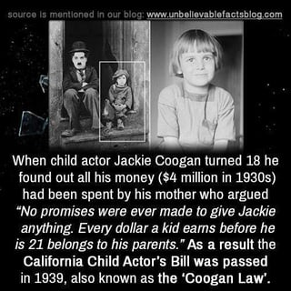 Picture of California Child Actor's Bill