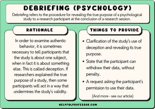 Picture of Debriefing