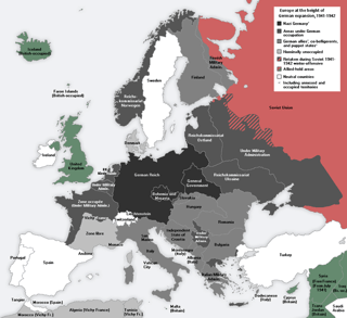 Picture of German-occupied Europe