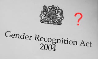 Picture of Gender Recognition Act 2004