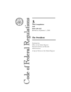 Picture of Code of Federal Regulations