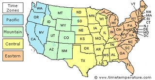 Picture of Mountain Time Zone