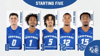Picture of Central Connecticut Blue Devils men's basketball
